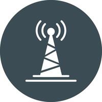 Radio Tower Creative Icon Design vector