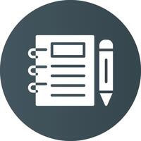 Notebook Creative Icon Design vector