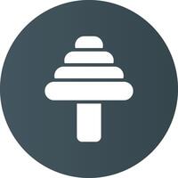 Edge Step Drill Creative Icon Design vector
