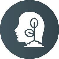 Ecologist Creative Icon Design vector
