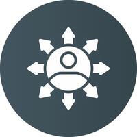 Influence Creative Icon Design vector