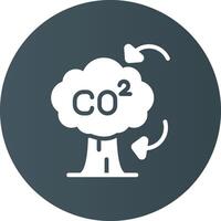 co2 creativo icono diseño vector