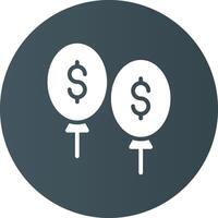 Balloon Payment Creative Icon Design vector