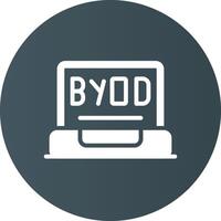 BYOD Tour Creative Icon Design vector