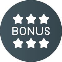 Bonus Creative Icon Design vector