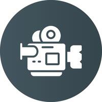 Video Camera Creative Icon Design vector