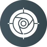 Shutter Creative Icon Design vector