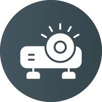 Projector Creative Icon Design vector