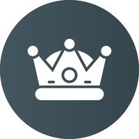 diseño de icono creativo de corona vector