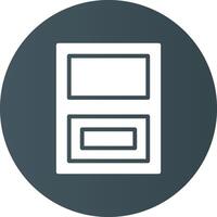 Door Creative Icon Design vector