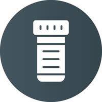 Test Tube Creative Icon Design vector