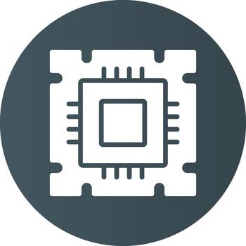 diseño de icono creativo del procesador vector