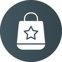 Shopping Bag Creative Icon Design vector