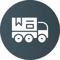 Delivery Truck Creative Icon Design vector