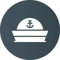 Sailor Hat Creative Icon Design vector