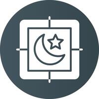 Night Creative Icon Design vector