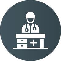 Doctor Office Creative Icon Design vector