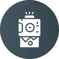 Instant Camera Creative Icon Design vector