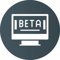 Beta Creative Icon Design vector