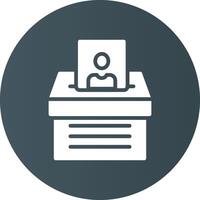 Ballot Creative Icon Design vector