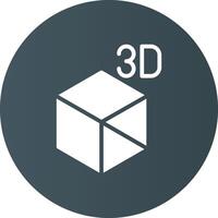 3D Object Creative Icon Design vector