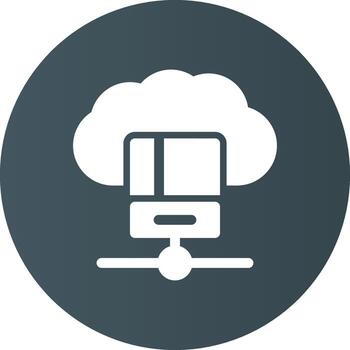estudiar base de datos creativo icono diseño vector