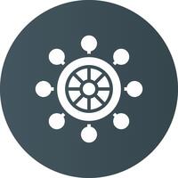 Rudder Creative Icon Design vector