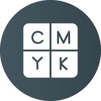CMYK Creative Icon Design vector