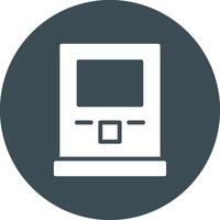 Atm Machine Creative Icon Design vector