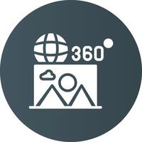 360 imagen creativo icono diseño vector