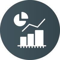 Statistical Analysis Creative Icon Design vector