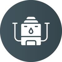 Water Boiler Creative Icon Design vector