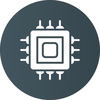 diseño de icono creativo del procesador vector