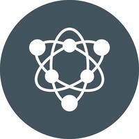 Atom Creative Icon Design vector