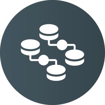 desestructurado datos creativo icono diseño vector