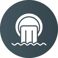 Sewer Creative Icon Design vector