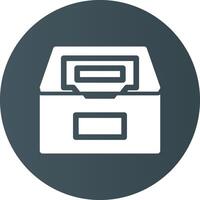 Files Box Creative Icon Design vector