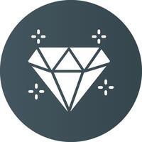 diseño de icono creativo de diamante vector