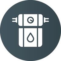 Water Filter Creative Icon Design vector