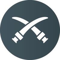 Swords Creative Icon Design vector