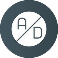 Ad Blocker Creative Icon Design vector
