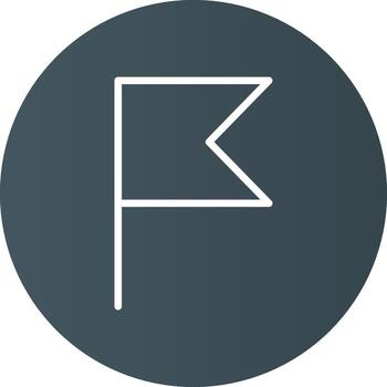 Glyph Circle Light Black Gradient vector