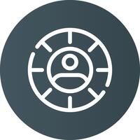 Targeting Creative Icon Design vector