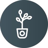 diseño de icono creativo de planta vector