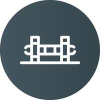 Dumbbells Creative Icon Design vector