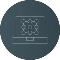 Pattern Recognition Creative Icon Design vector