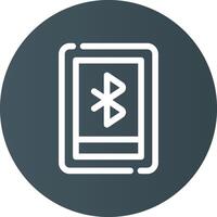 Bluetooth Creative Icon Design vector