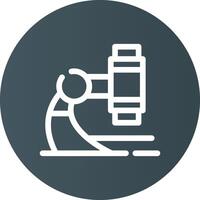 Microscope Creative Icon Design vector