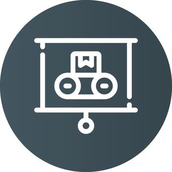 Machine Learning Creative Icon Design vector