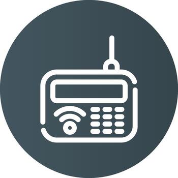 intercomunicador creativo icono diseño vector